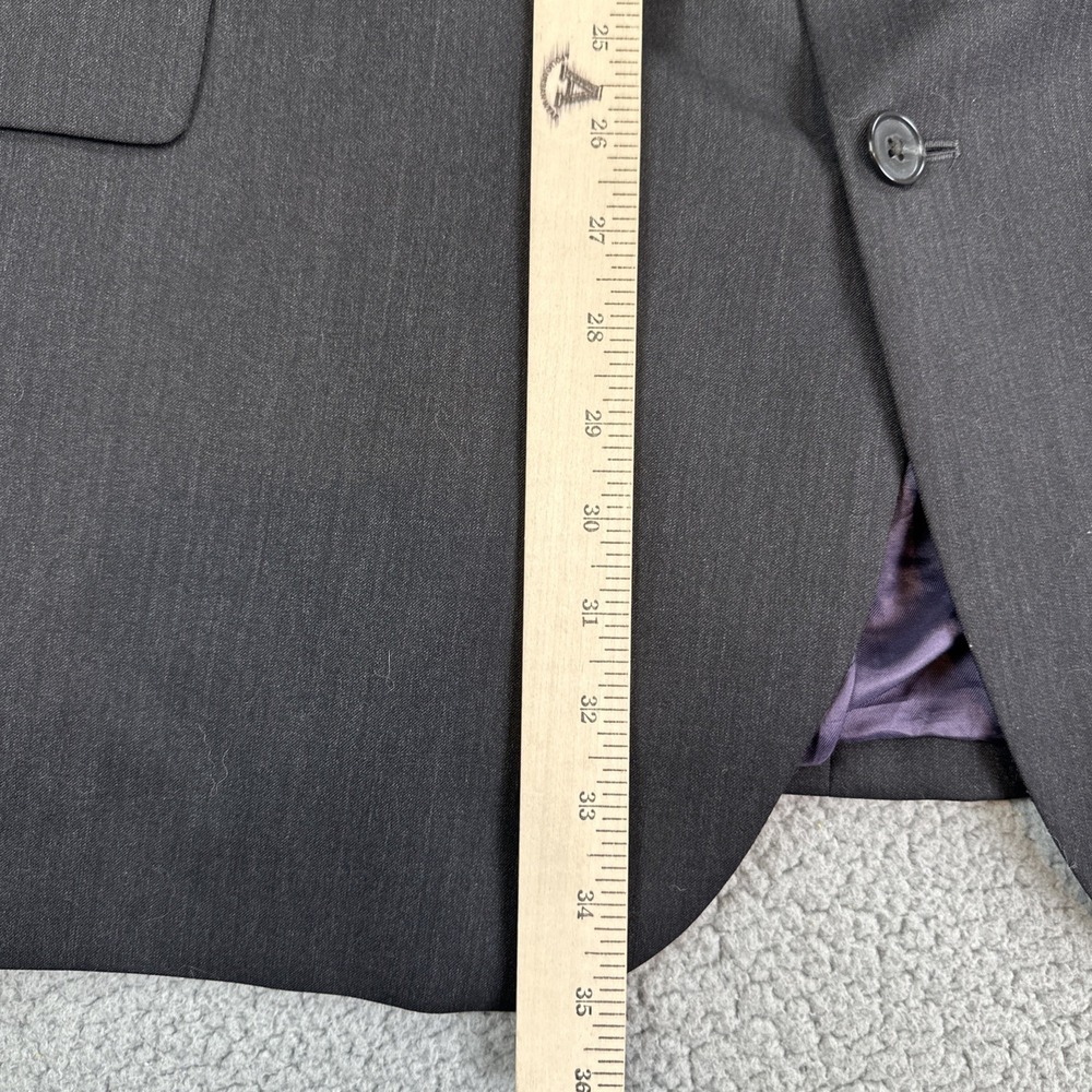 Jack Victor Select Ned Ct Blazer Men 56l Black 2 Button Double Vented Sport Coat View 6